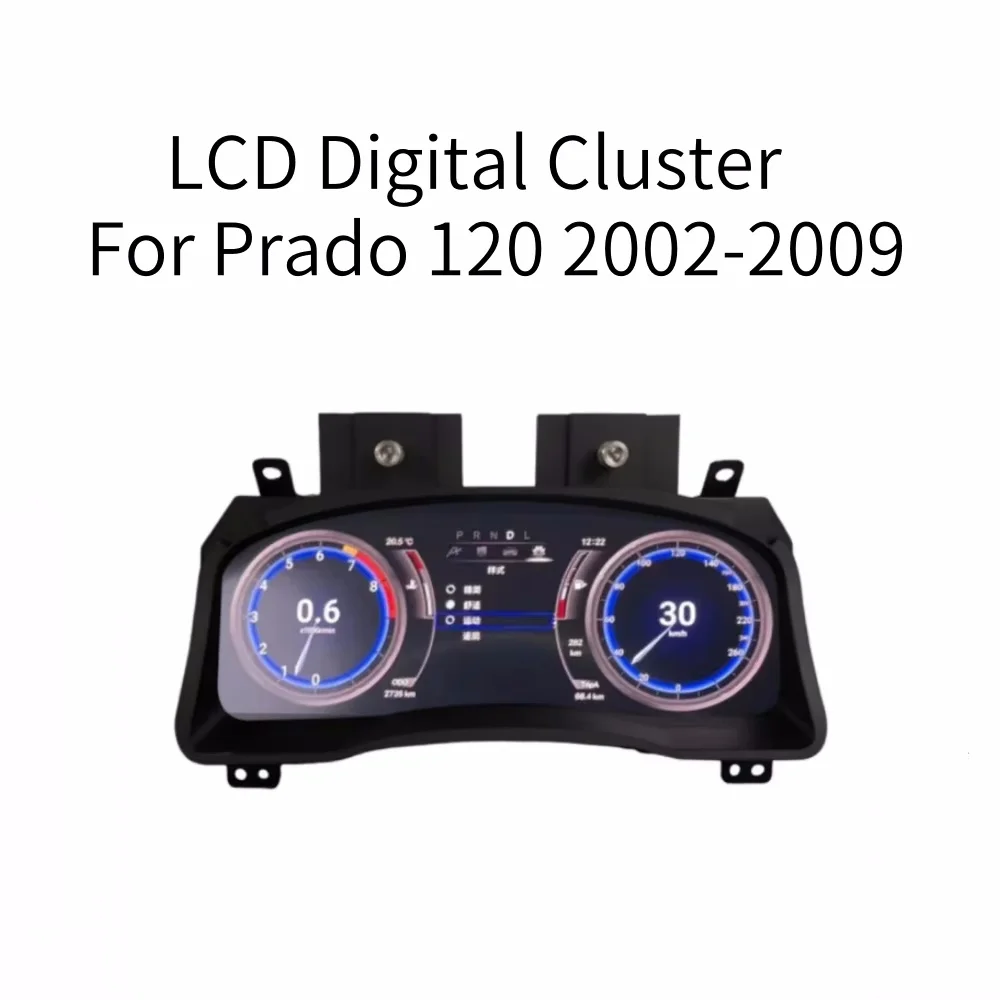 

LCD Dashboard For Toyota Land Cruiser Prado 2002-2023 Car Cluster LCD Virtual Cockpit Digital Instrument Panel Head Unit