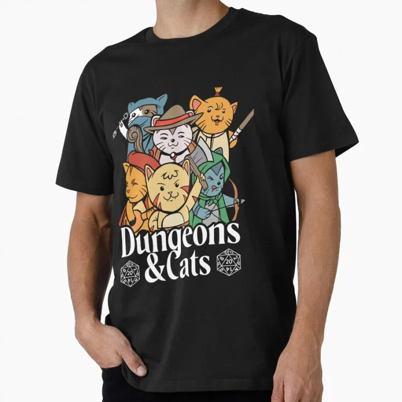 

Cute Cats Mod Darkest Dungeon Game Gift T shirt Large size Tops Anime Videogame Graphic Print Y2k Clothes Cartoon Tee