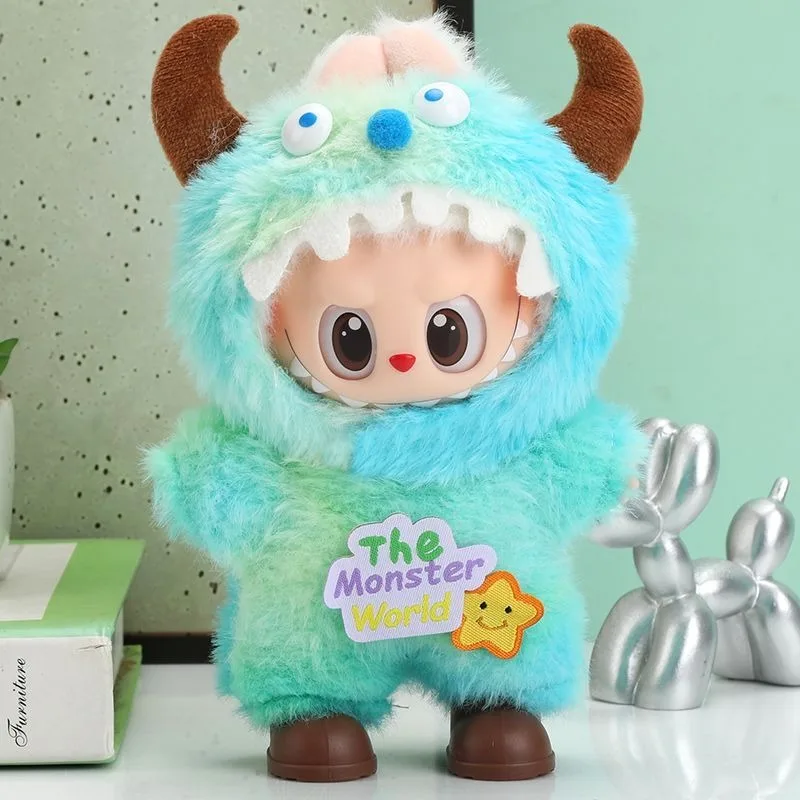 Only Clothes for 17cm V1 V2 V3 Labubu The Monster World Zootopia Cosplay Anime Cartoon Doll Accessories Decoration Birthday Gift