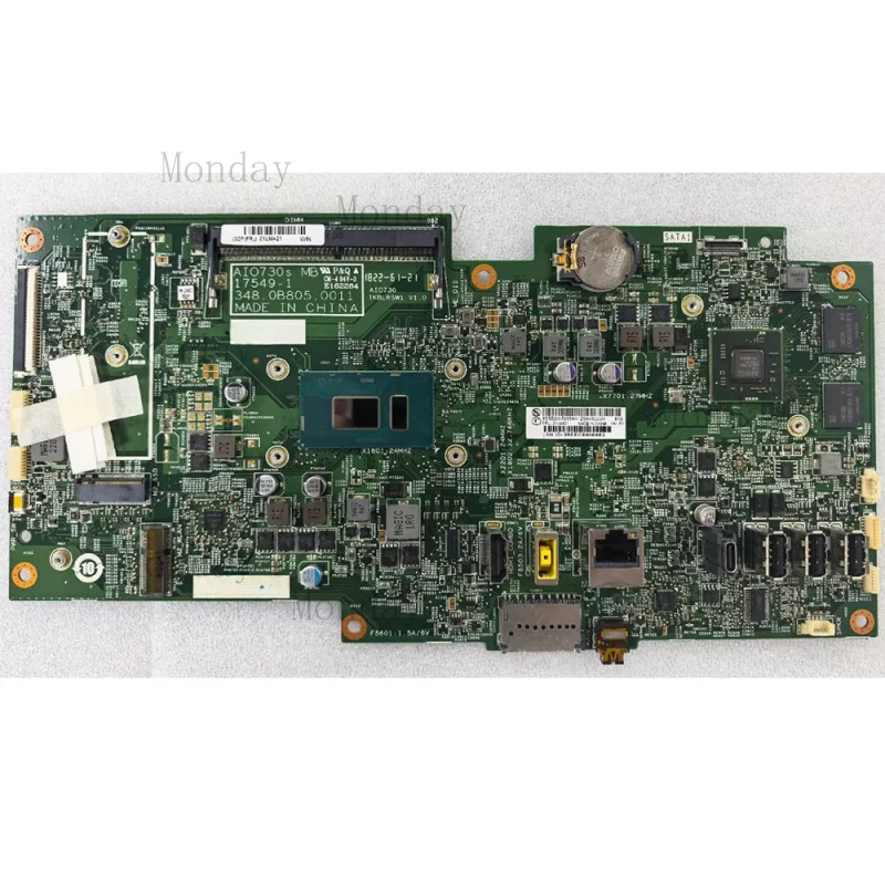 

Материнская плата W для Lenovo 730S-24IKB E96Z i7-8550U R530 2G AIO 17549-1 01LM421