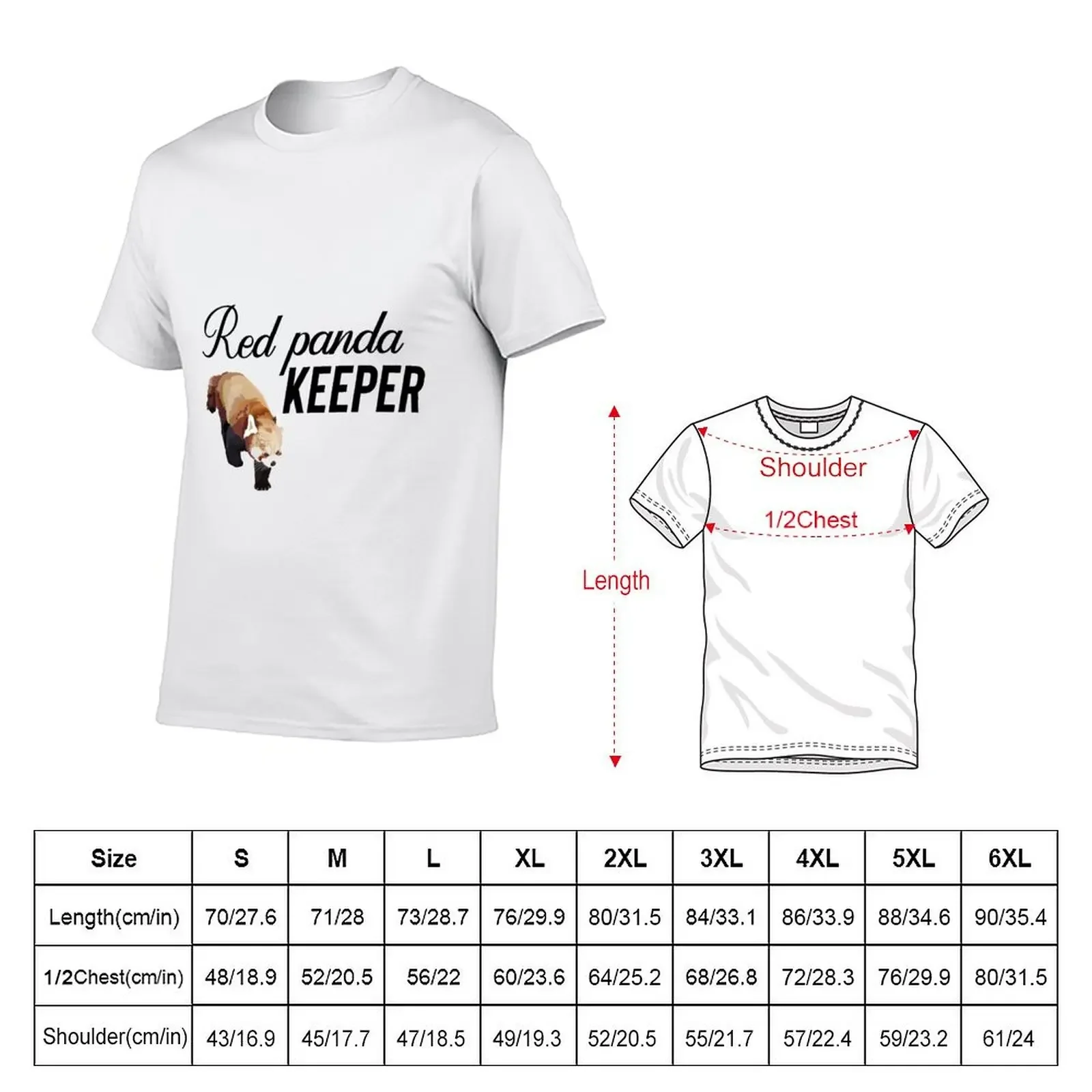 Red Panda Keeper T-Shirt sublime blanks custom t shirt outfits for men