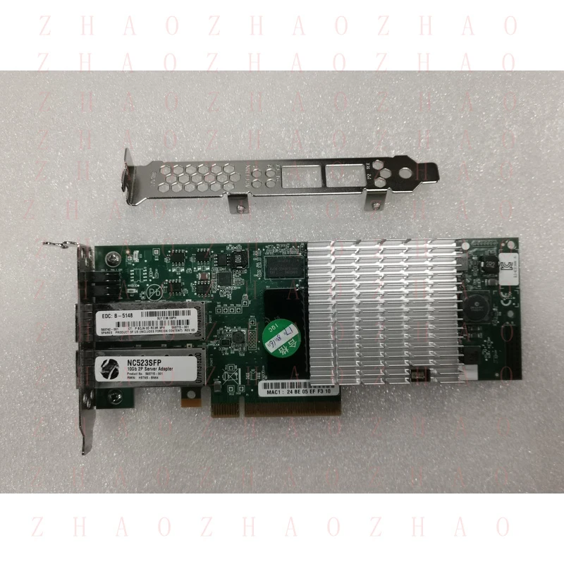 L+ for HP NC523SFP QLE3242-HP Dual Port 10Gb Ethernet 10GbE SFP+ PCI-E NIC Network
