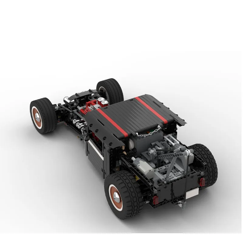 MOC-39517 Nuevo modelo clásico de bloques de construcción de remolque de carga de los años 90, 1641 piezas, juguete para regalo de cumpleaños creativo para niños y niños