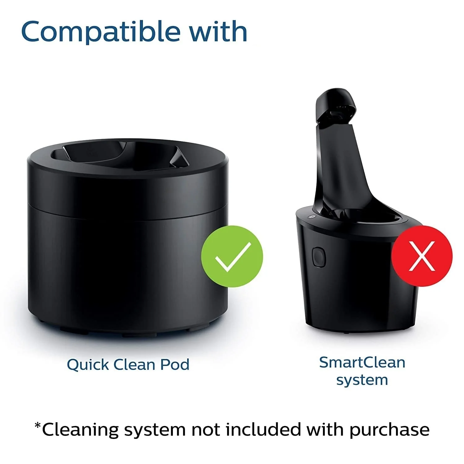 Replacement Liquids Pod Replacement Compatible with Philips Norelco Electric Shaver Quick Clean pods Cleaning Refills