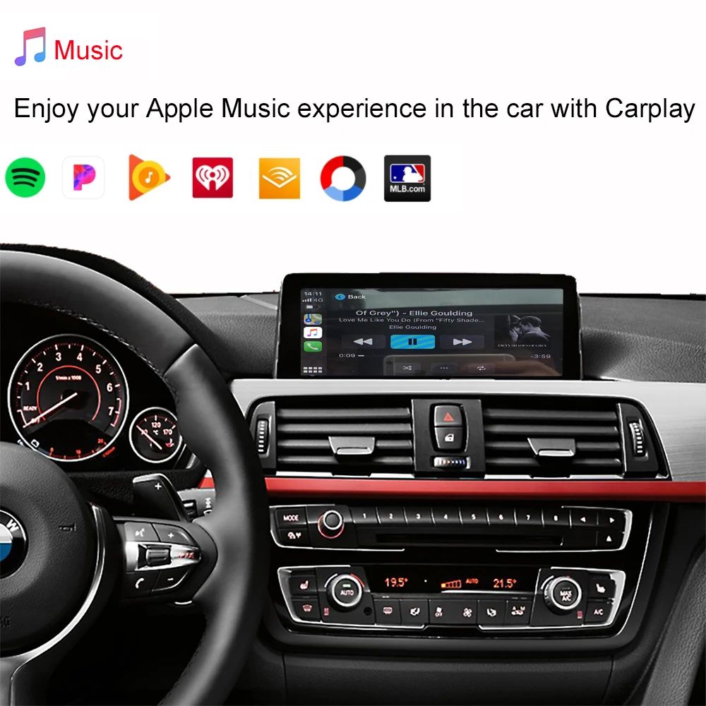 

Беспроводной Apple CarPlay для BMW 3, 4 серии F30 F31 F32 F33 F34 F35 F36 NBT Android Mirror Link AirPlay Car Play Функция Youtube