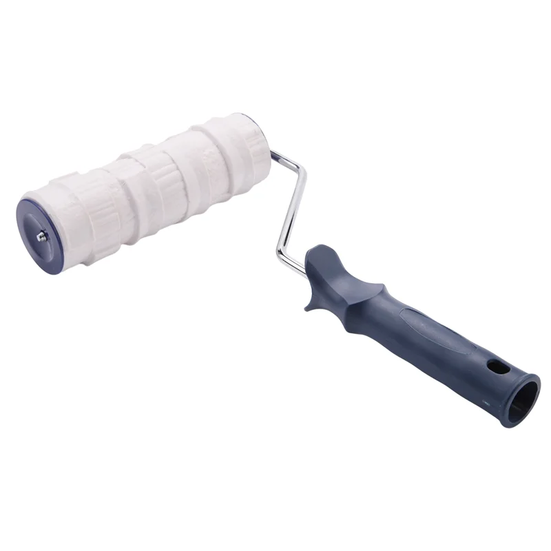 LLCS-Decorative Paint Roller Pattern Painting Tool Wall Diy Art Paint Texture Rolling Flower Roll