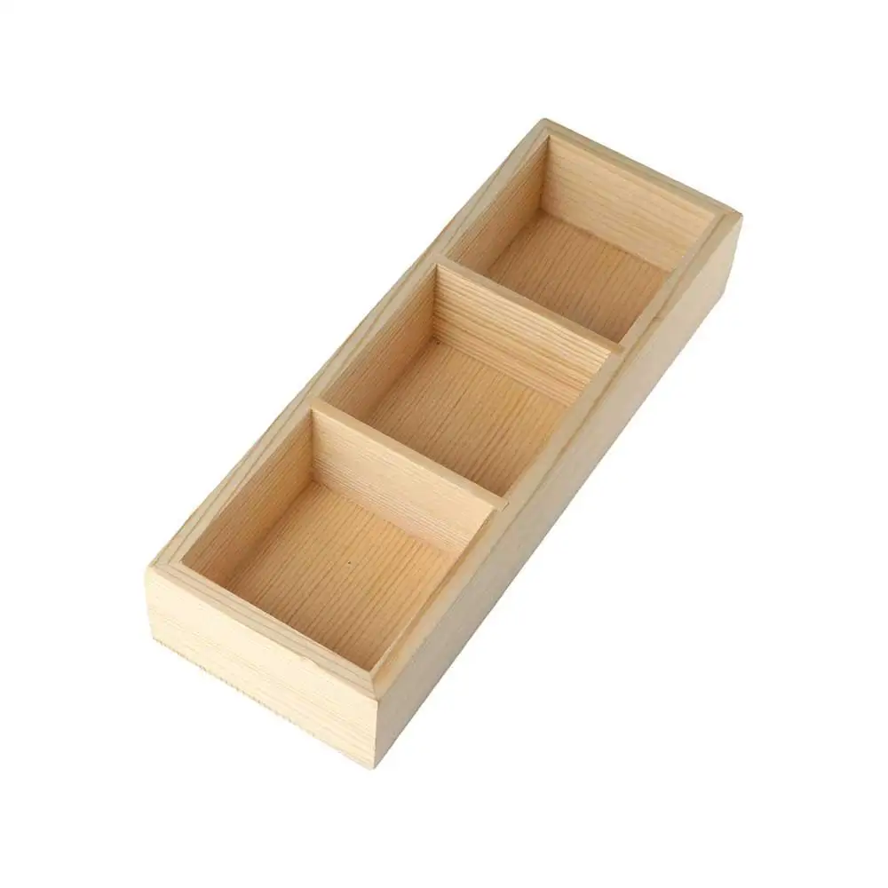 

Декоративная деревянная коробка для чая, держатель для кофе, пакетик для приправ, дозатор, кладовая