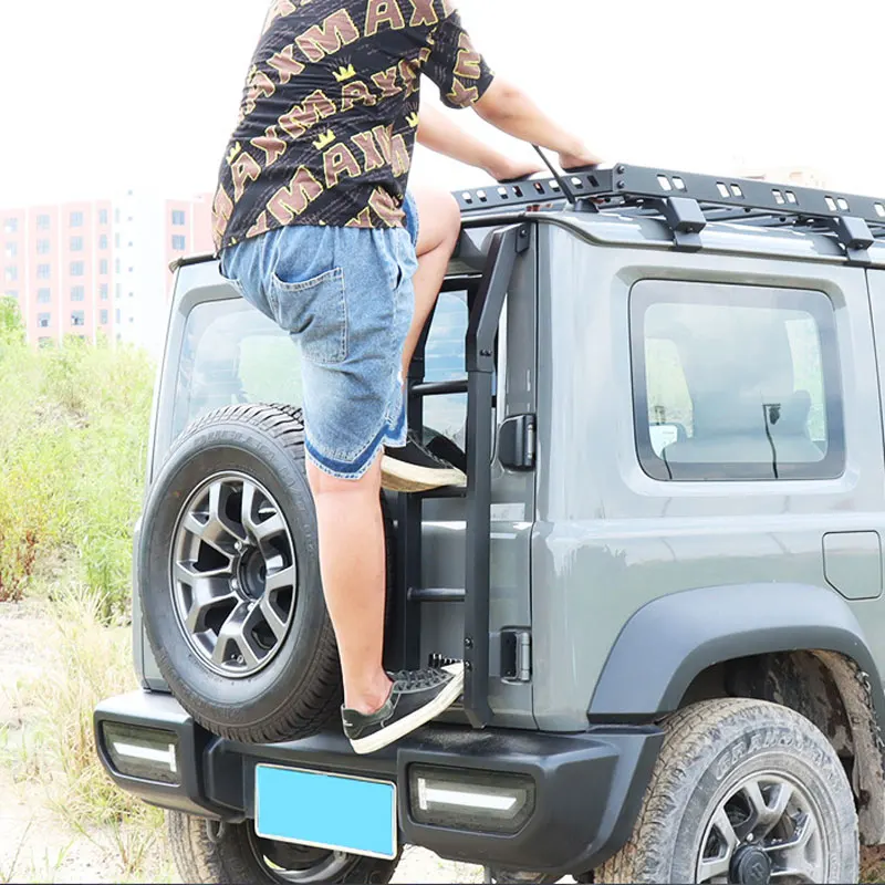

Car Rear Door Tailgate Ladder Tail Gate Climbing Ladder for Suzuki Jimny JB64 JB74 2019 2020 2021 2022 2023 2024 Accessories