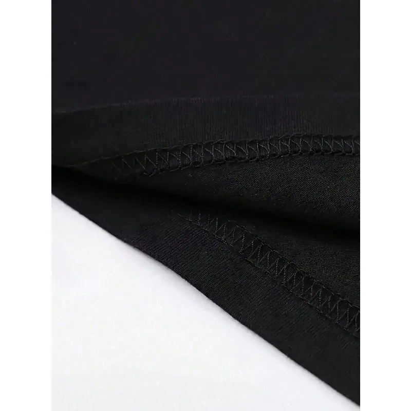 حذاء رجالي فضفاض، قصير، مطبوع بتصميم كتف منسدل، مريح ومريح لجميع المواسم ملابس الشارع #3