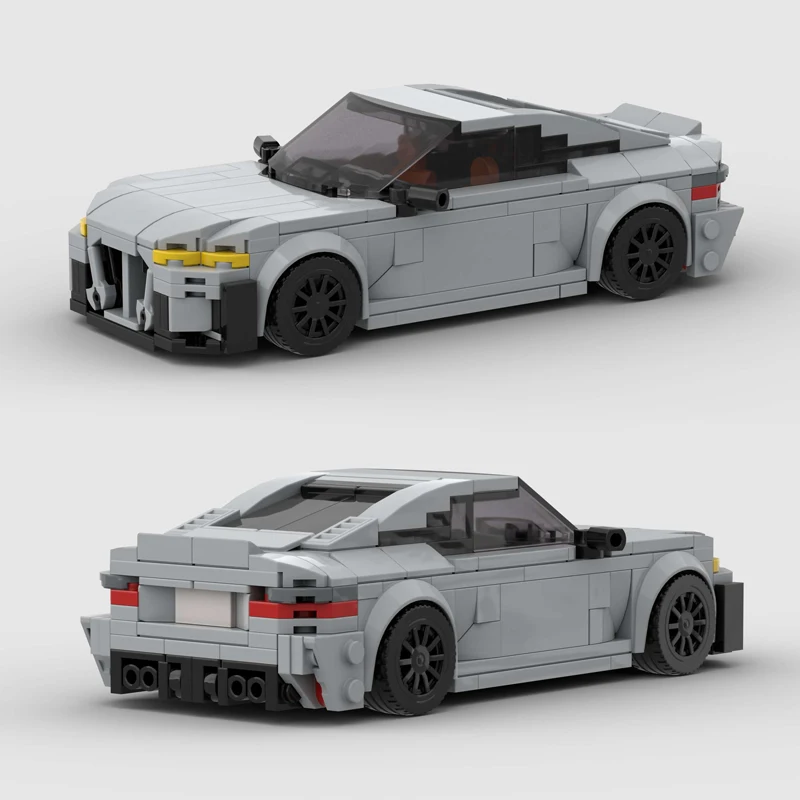 MOC M4 G82 Technische Supercar Raceauto Klassieke Stad Bouwstenen Voertuig Racing Model Bricks Speelgoed Jongens