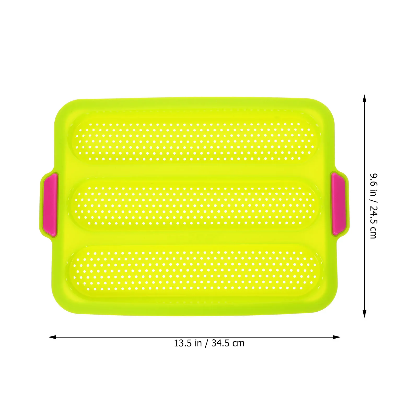 

Silicone Baking Mould Tray for Baguette French Bread Stick Wave Kitchen Tool Pans Muffin Mold Pan Easy Clean Durability Homemade