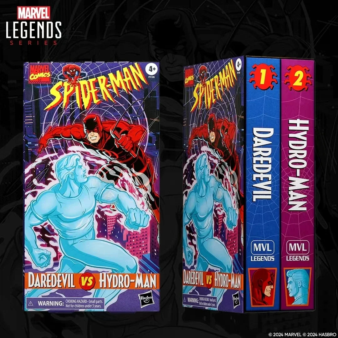 ชุดอนิเมชั่นเรื่องดาร์เดวิลเลเวล Legends VS Hydro-Man Spider Man VS Massacre 2แพ็ค6 "ตุ๊กตาขยับแขนขาได้ของเล่นเด็กของขวัญ