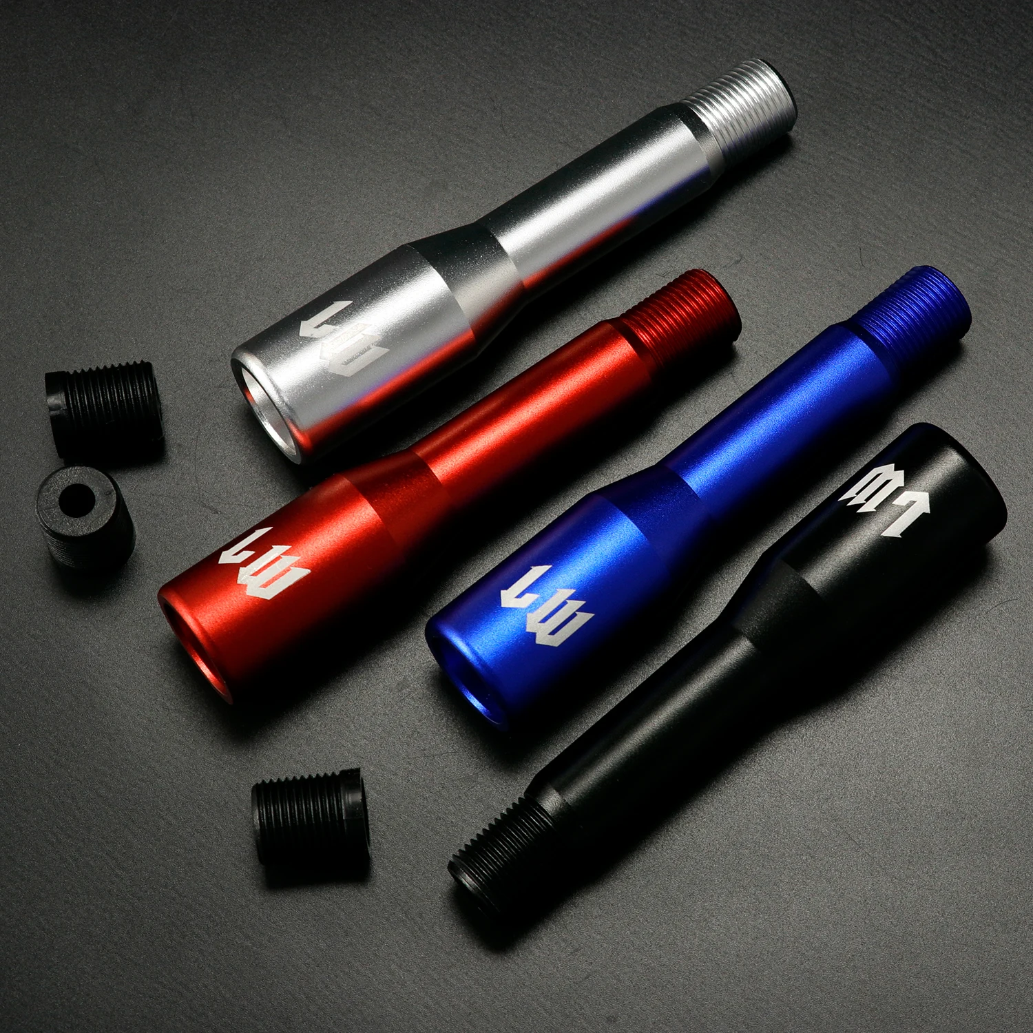 LW Aluminium Car Gear Shift Knob Extension Shifter Extender Lever for Universal
