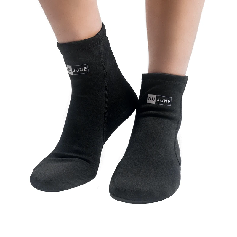 

Nu-June Non-Slip Diving Shoes Swimming Sport Aqua Socks Unisex Beach Sandal Flat Barefoot Shoe Surfing with Snorkeling
