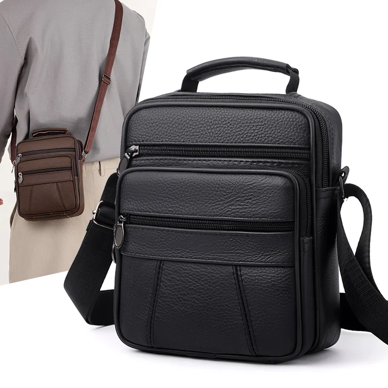 

Мужские сумки через плечо Сумка-мессенджер из искусственной кожи Маленькая сумка для мужчин Сумки через плечо для телефона Мужские кожаные подарки для мужчин 2025 НОВИНКА