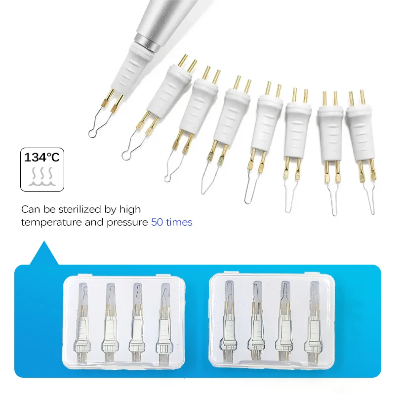 8 Tips Dental Gutta Cutting Heated Model Teeth and Gum Cutter Electrocoagulation Hemostatic Pen Root Canal Therapy Equipment