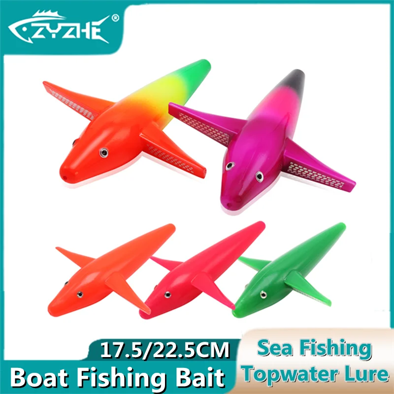 ZYZ Sea Fishing Trolling Bait Special Lure Aircraft Type Ocean Boat Fishing Trolling Topwater Fakebait Saltwater Tuna Bait