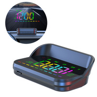 Head Up Display Color Font Car HUD Universal Multi Functional Tester Accessories Speedometer Digital GPS HD LCD Projection
