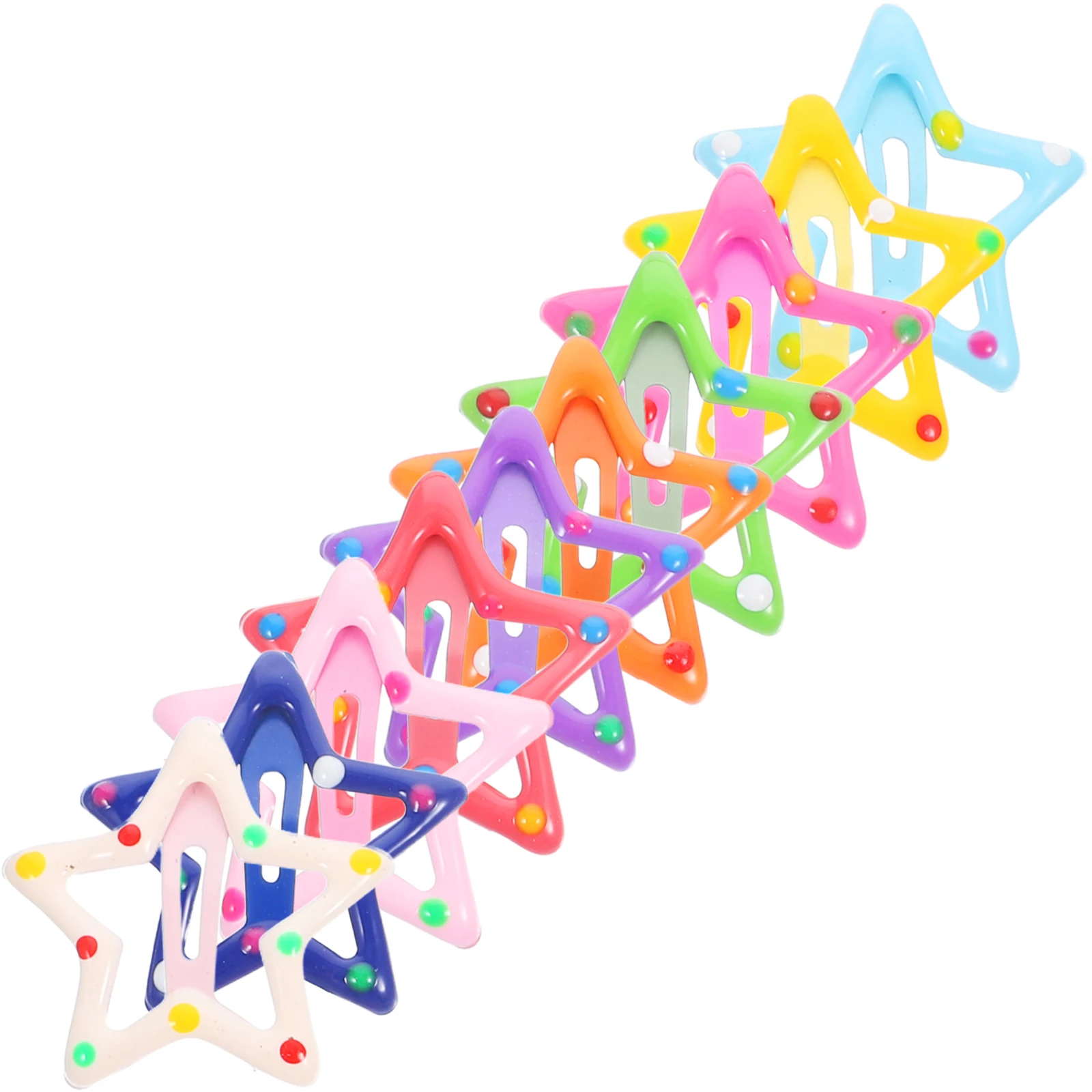 

10 Pcs Hair Accessories Children's Hairpin Headwear Bride Clips Barrettes Metal