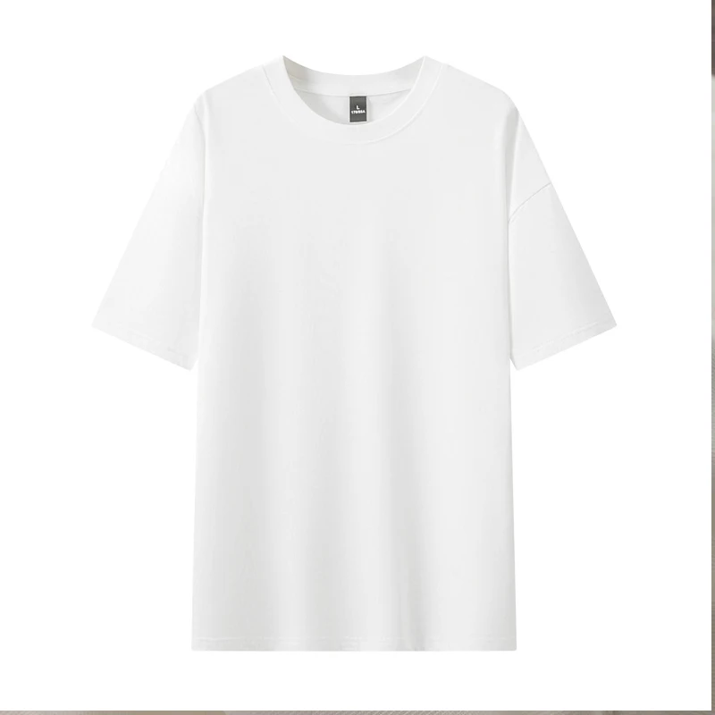 Men's 280GSM Heavyweight 100% Cotton Short Sleeve Crew Neck T-Shirt