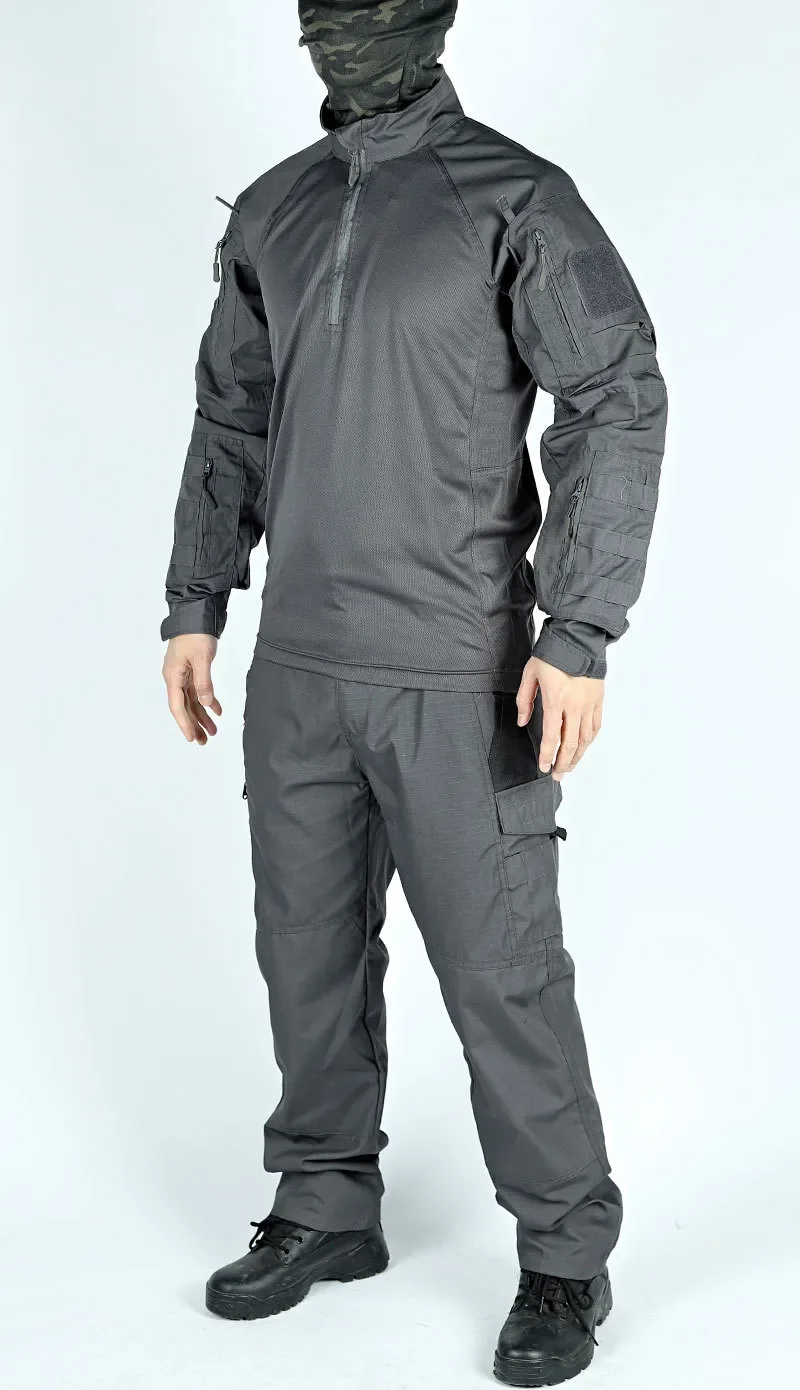 Haute qualité nouveau printemps et automne grenouille costume pionnier tactique Forces spéciales en plein air formation Camouflage instructeur combinaison de Combat