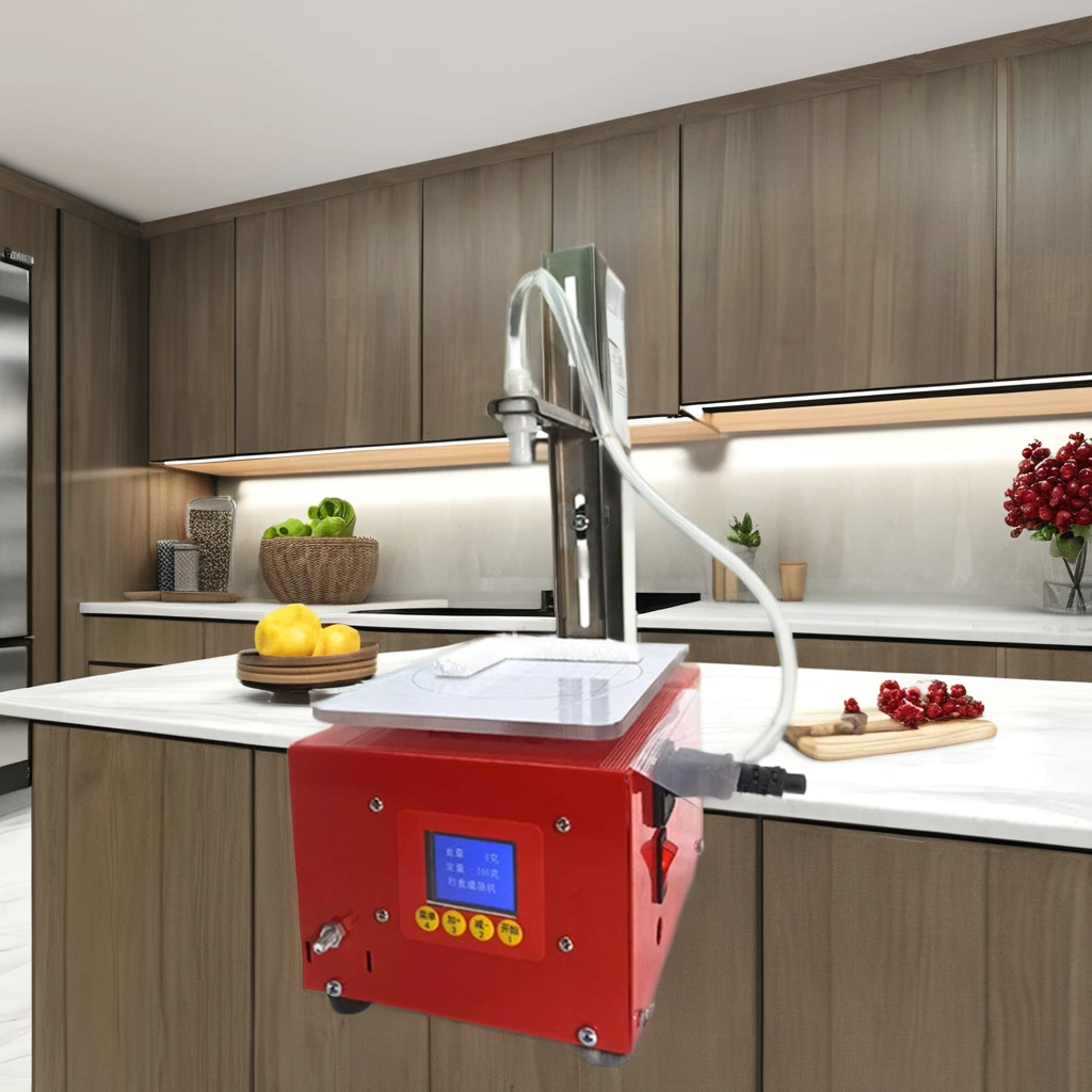 

Электрическая разливочная машина 3-5 кг с шестеренчатым насосом для вязких жидкостей и паст, автоматическая, весового типа