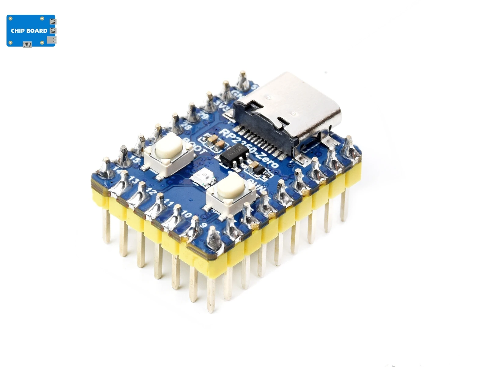 Waveshare RP2350-Zero Mini Development Board, Raspberry Pi Microcontroller Development Board, Based On Raspberry Pi Dual-core