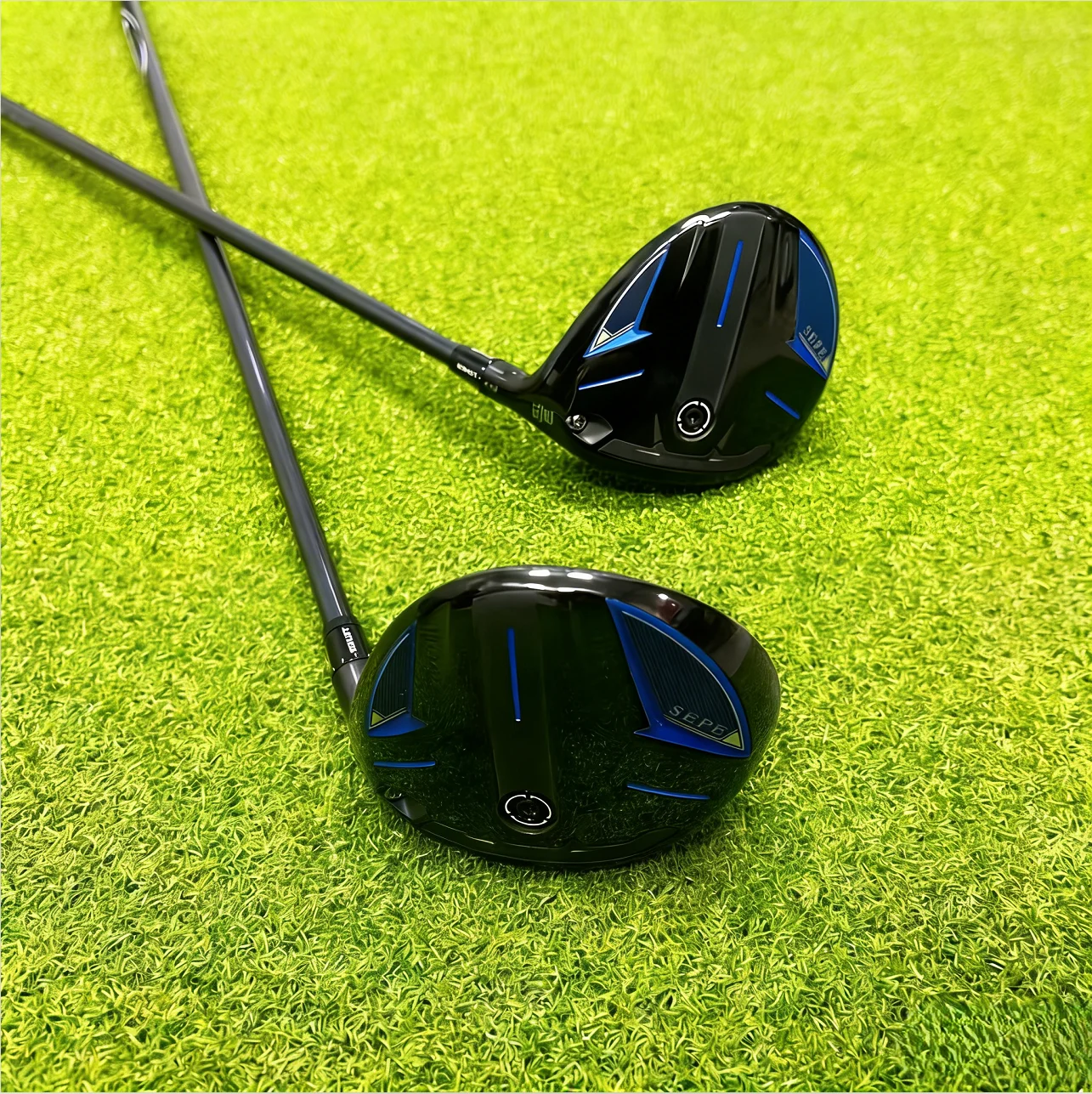 1 palo de golf para fairway con eje de fibra de carbono y empuñadura de goma |   S-Stiff Flex, para mano derecha, cabeza forjada, color, incluye palo de golf