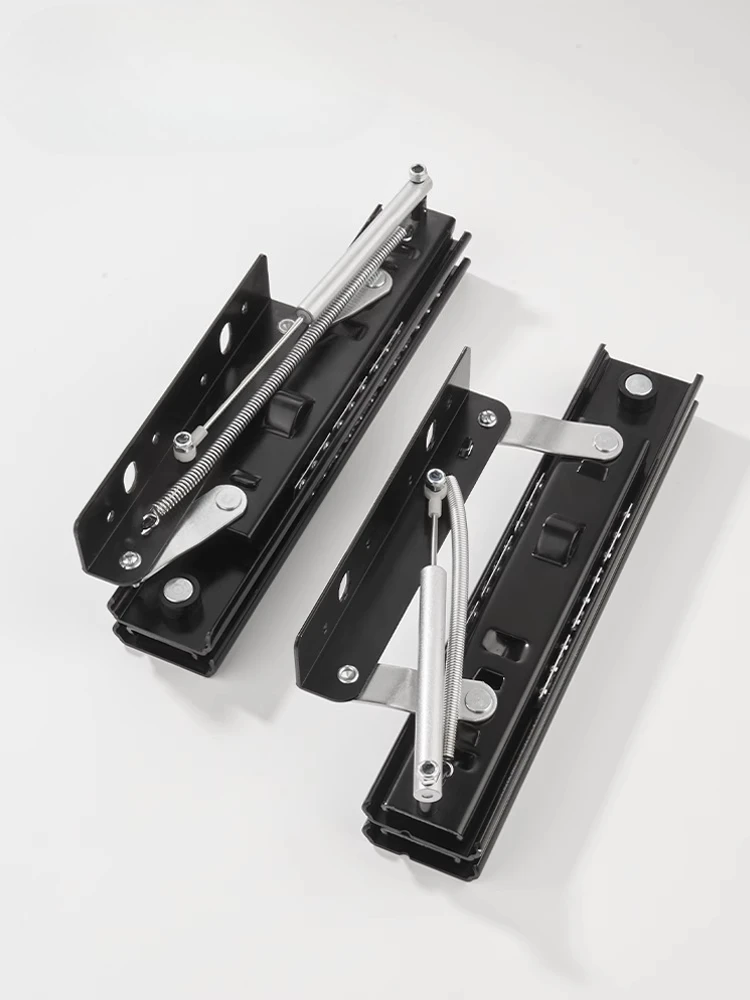 

Goote Heavy Duty Desktop Rising Extension Track Cabinet Wardrobe Drawer Guide Rail Slide Lifting Retractable Hidden Track