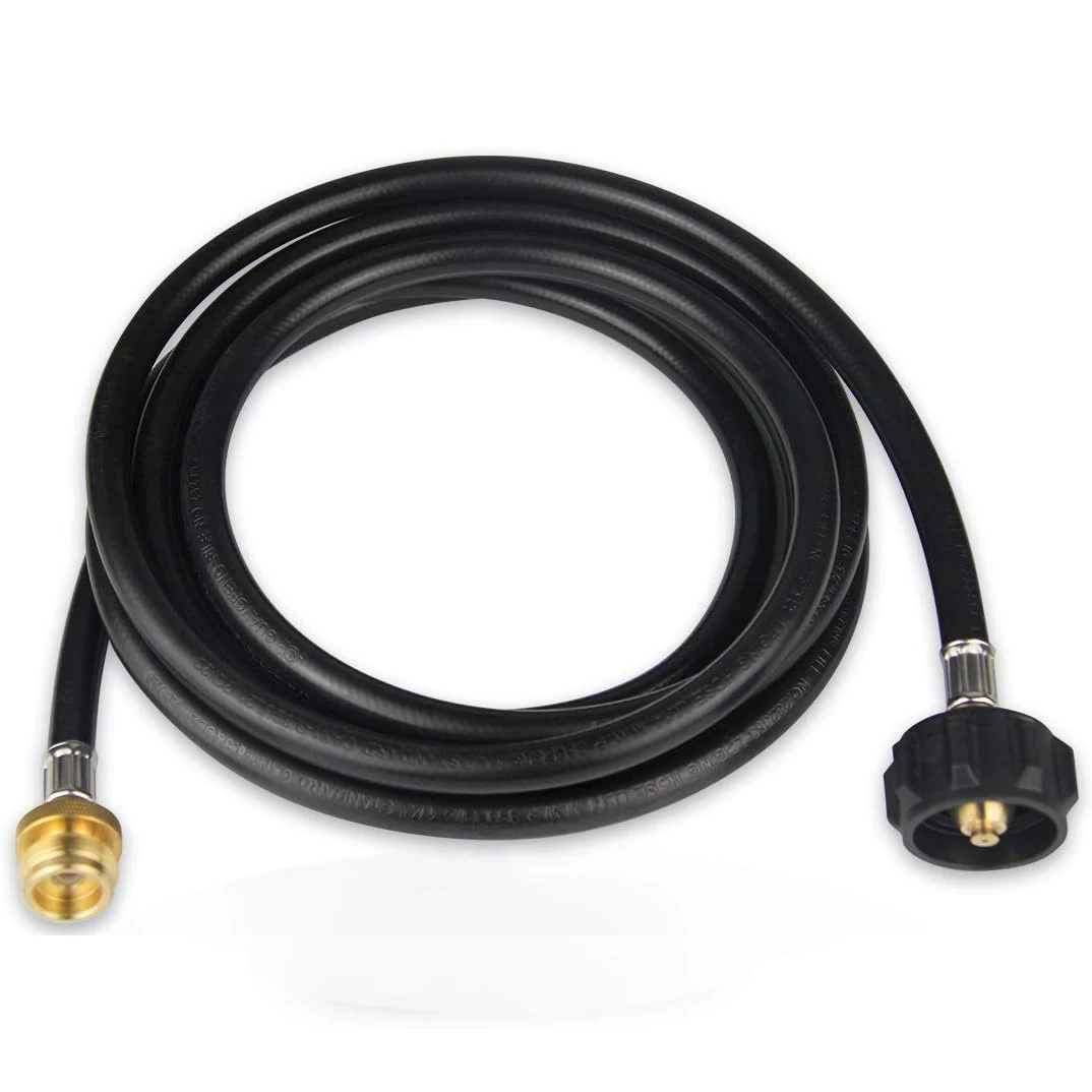 Brass QCC Fitting Gas Cylinder Adapter Hose, ACME 1lb to 20lb Propane Tank Gas Hose