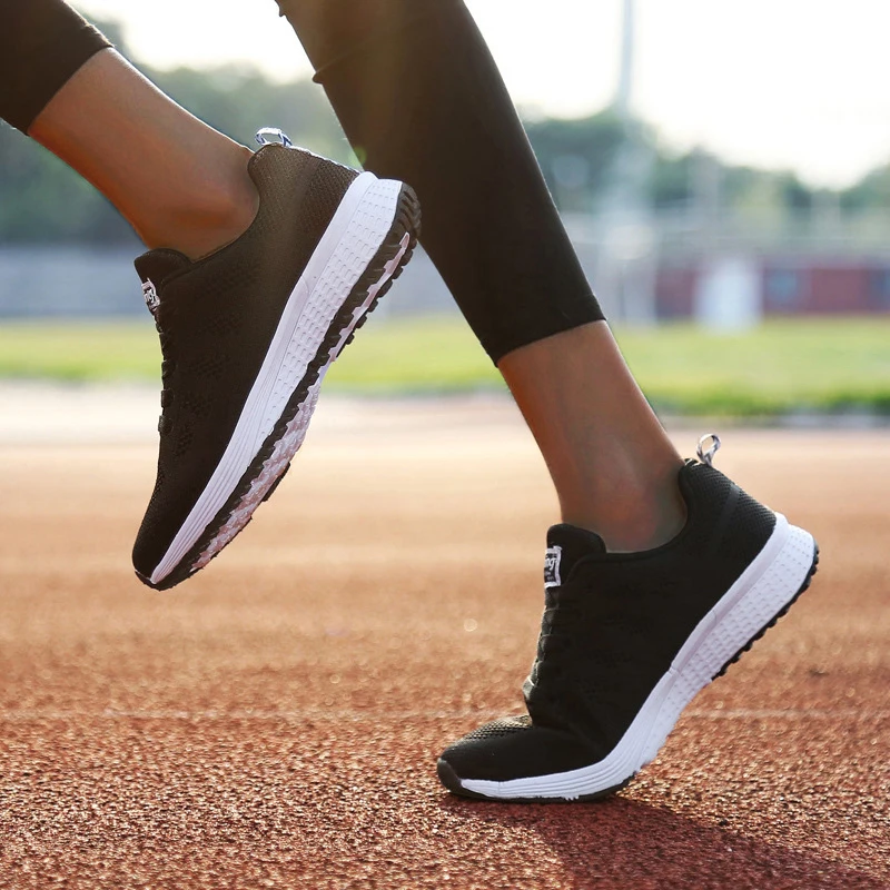 Women's Sneakers Casual Shoes Flats Air Mesh Breathable Trainers Ladies Shoes Female Sneakers Women Shoes Basket Tenis Feminino image 4