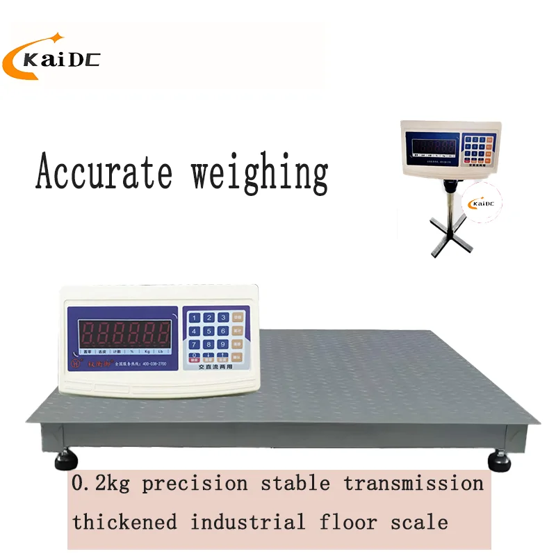 3t Electronic Platform Scales for Animal Husbandry Floor Scale with Display Force Sensors Load Cells