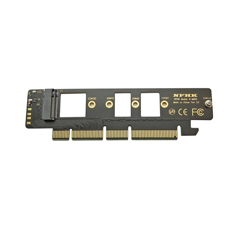 NVMe M.2 NGFF SSD Adapter 22110 to PCIe X4 Interface Converter for Storage Expansion