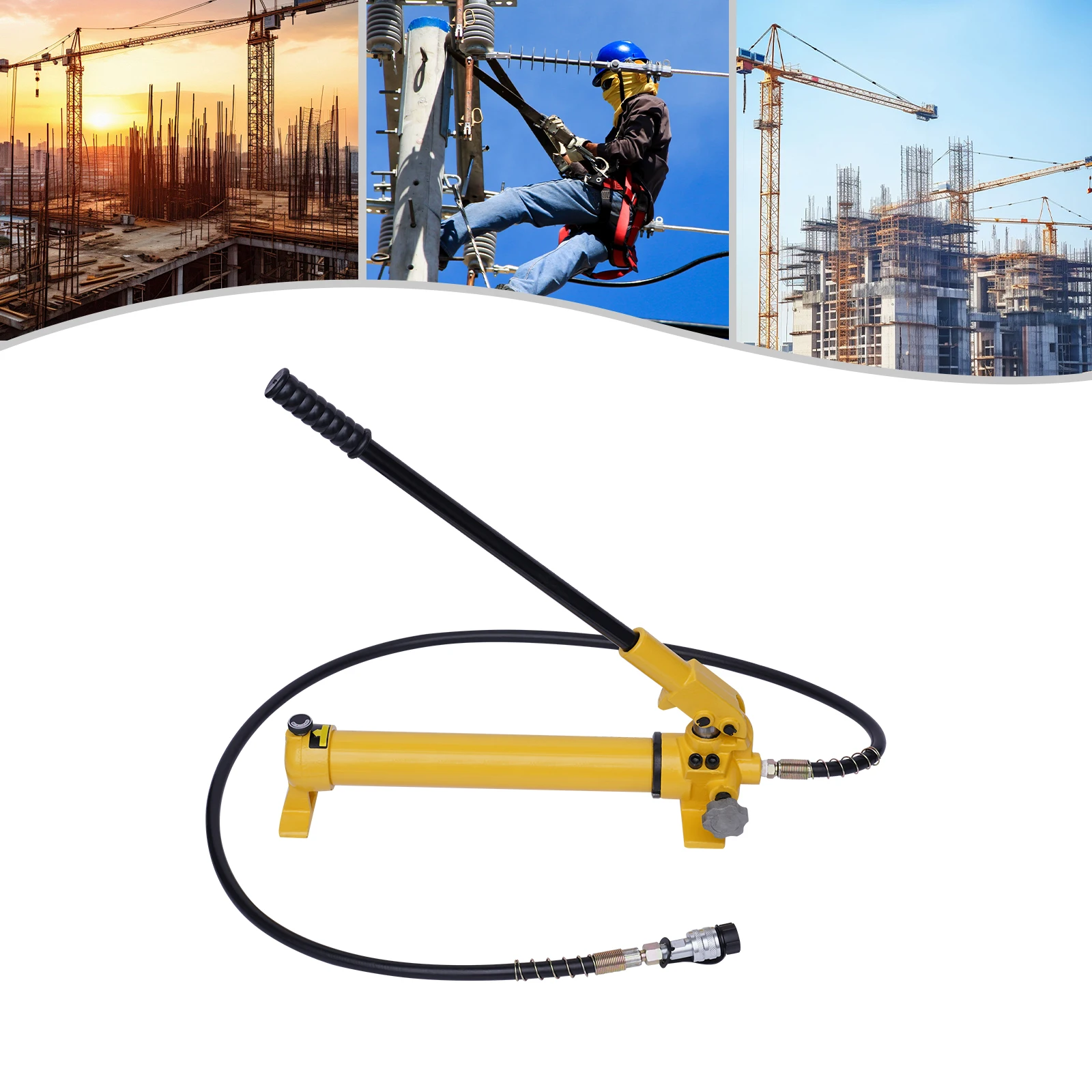 

700cc Hydraulic Manual Pump Portable Adopts High-Pressure Oil Pipe and Attaches Quick Joint ZG3/8''