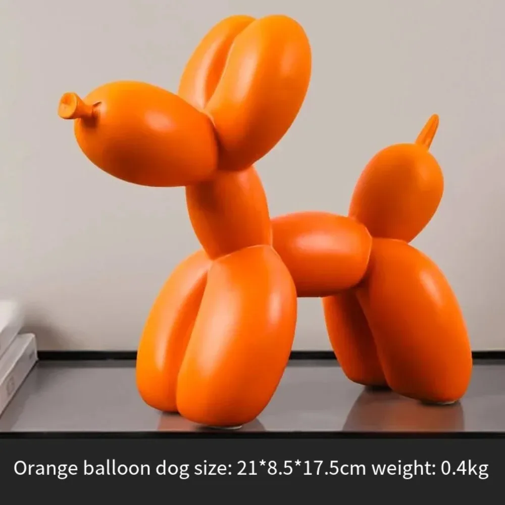 Nordic Resin Balloon Dog Sculpture - Creative Home & Office Decor (Elegant Porch Living Room Ornament)
