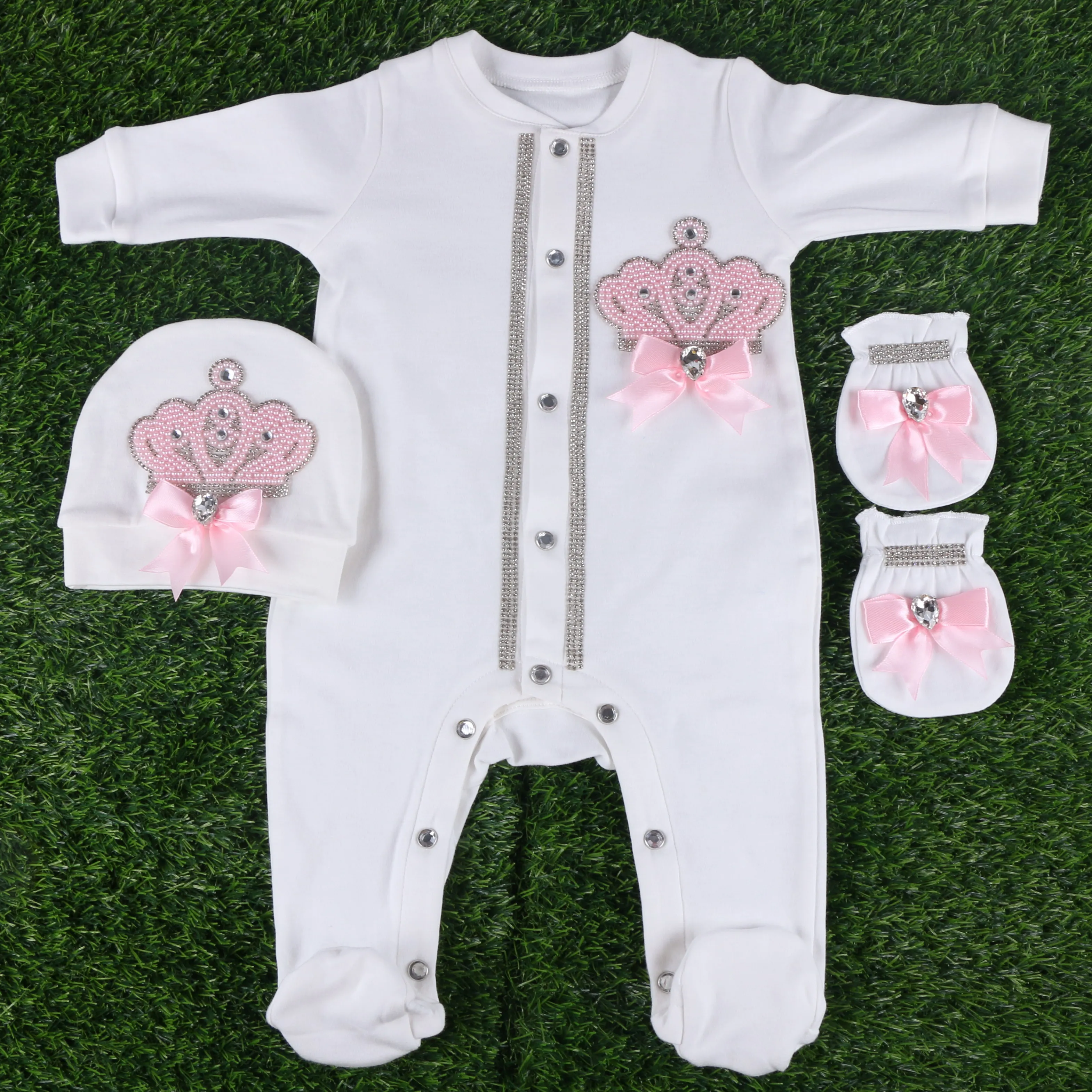 

baby boy bodysuit cloths 1 sets include rompers gloves hats 3pcs wholesale hot