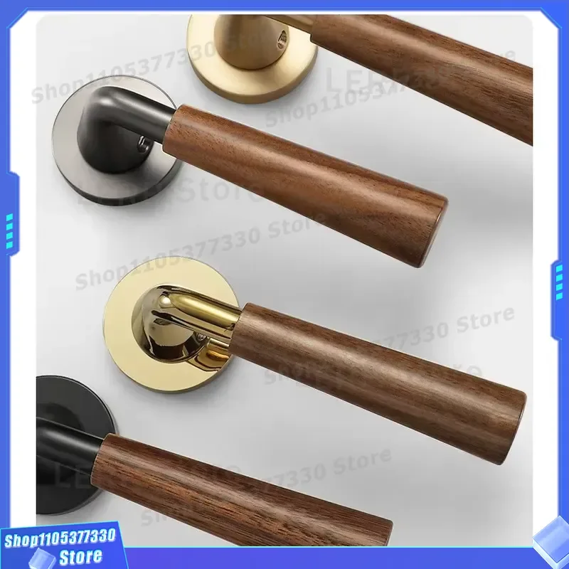 Retro Zinc Alloy Bedroom Door Lock Silver Polished Handle Indoor Silent Magnetic Latch Easy Key Operation Galvanized Finish