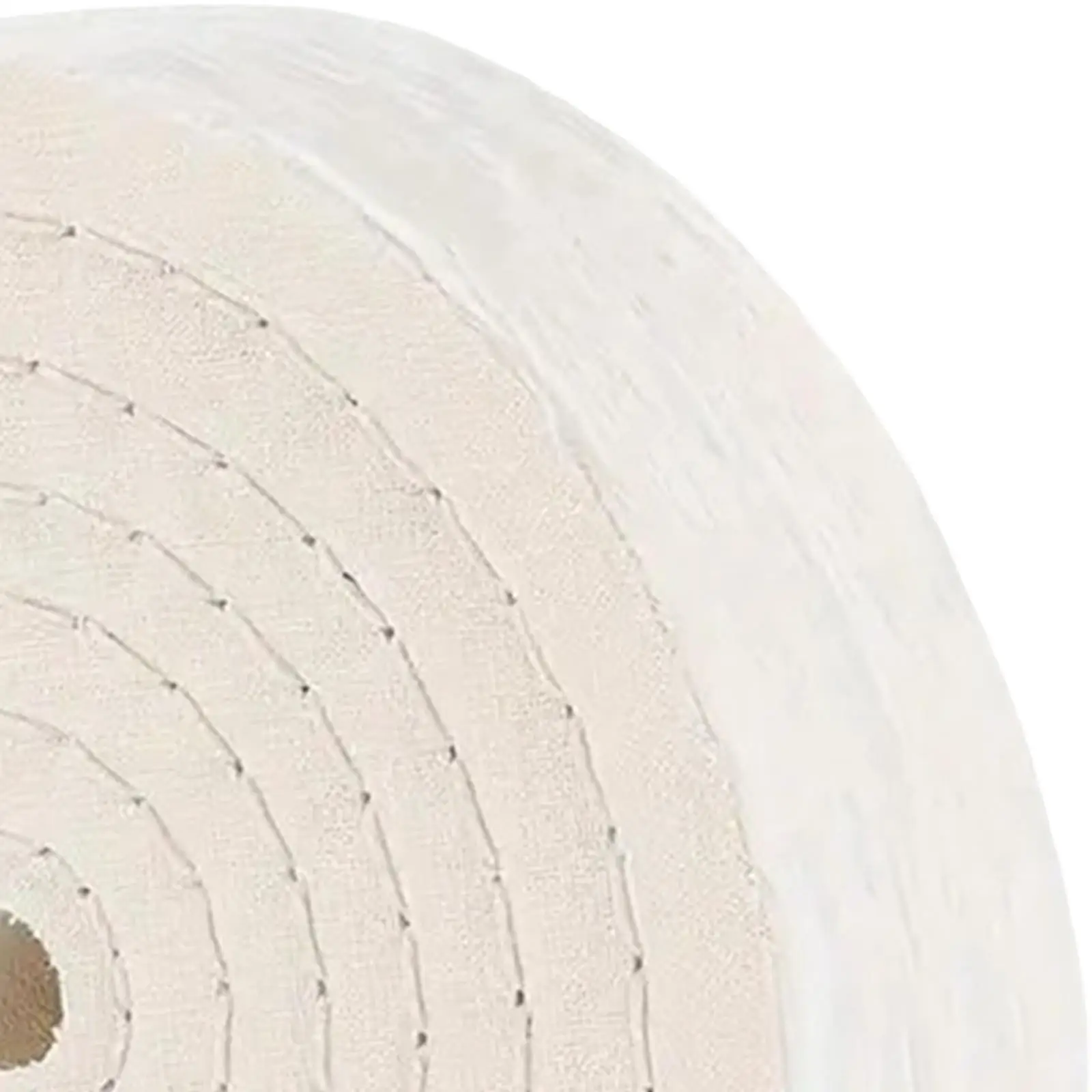 White Fine Cotton Buffing Wheel 20.3cm Professional Polishing Tool for Metal Scratch Repair and Finishing
