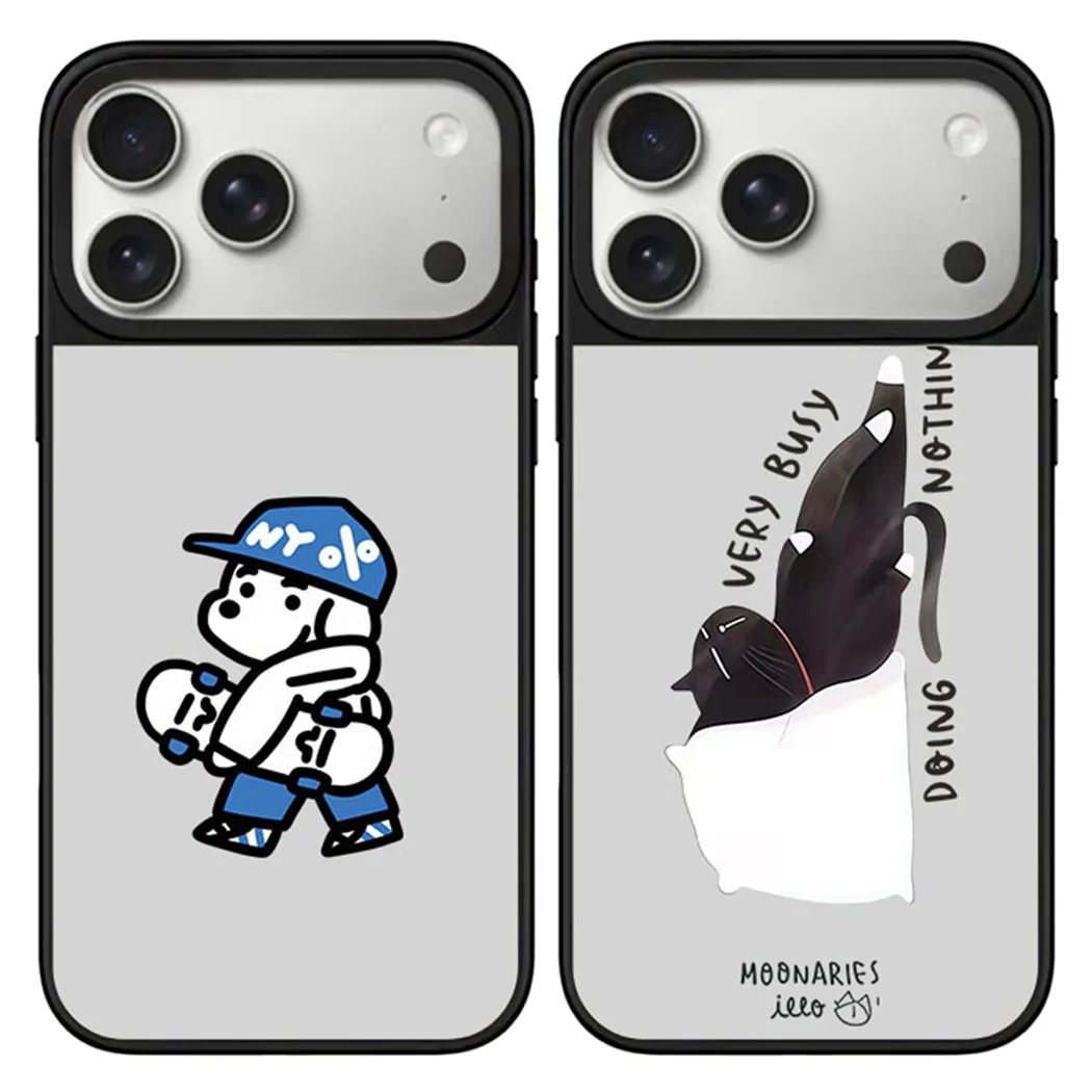 

Very Busy Mirror Surface Magnetic Case: Compatible with IPhone 17 16 15 14 13 12 Pro Max 17 Air