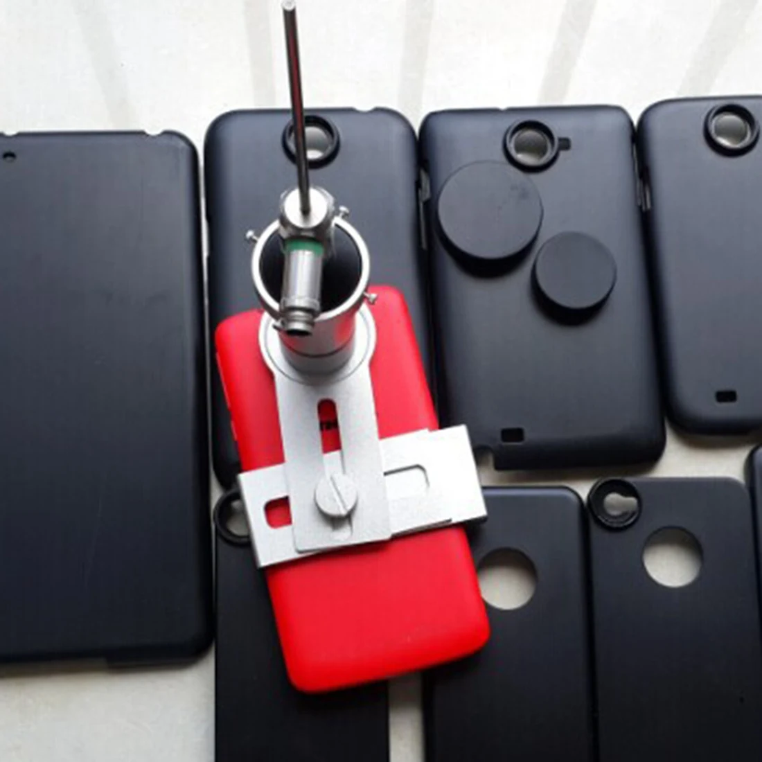 4W Portable Handheld LED Cold Light Source Match Metal US Plug Fit For Endoscope US Plug-ABWO