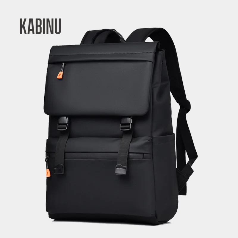 Korean Fashion Men\'s Backpack Large Capacity Waterproof Travel Backpack Business Laptop Backpack Student Schoolbag Shoulder Bag