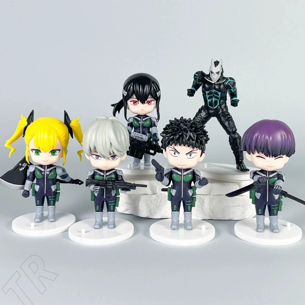 Nueva Figura Chibi de Kaiju No 8, Modelo Coleccionable de PVC, Kafka Hibino, Reno Ichikawa, Kikoru Shinomiya, Adorno de Escritorio para Fanáticos del Anime