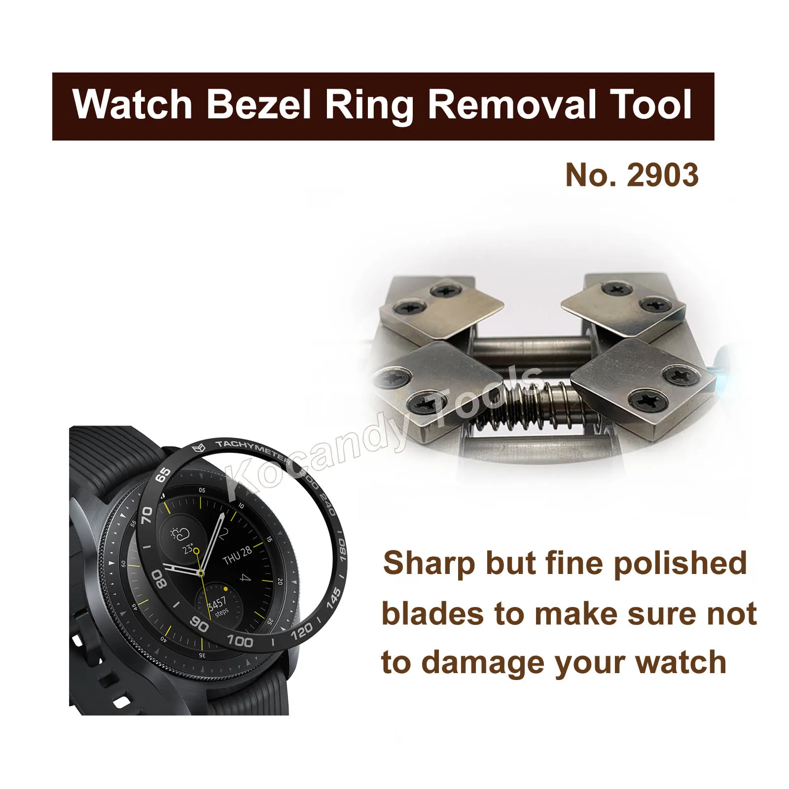 Herramientas profesionales de relojería, herramienta de reparación de eliminación de anillo de bisel de reloj, abridor trasero de caja de reloj