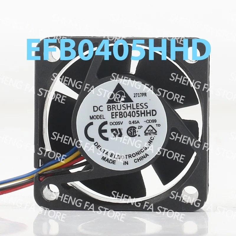 Cooling Fan EFB0405HHD Delta 12V 24V 48V DC 5V 0.45A AC EC 4020 40X40X20MM 4CM Dual Ball Chassis Power Supply Large air Capacity