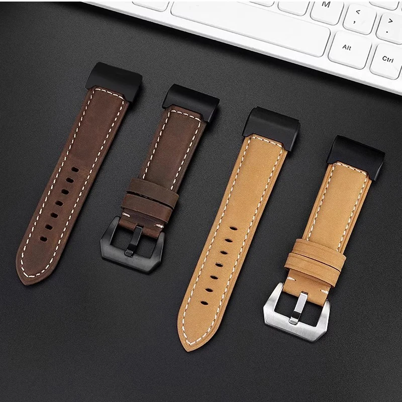 ヴィンテージレザー交換用時計ストラップカシオ G-Shock マスター G マッドマスター GG-1000 GWG-100 GSG-100 時計バンドブレスレットブラック