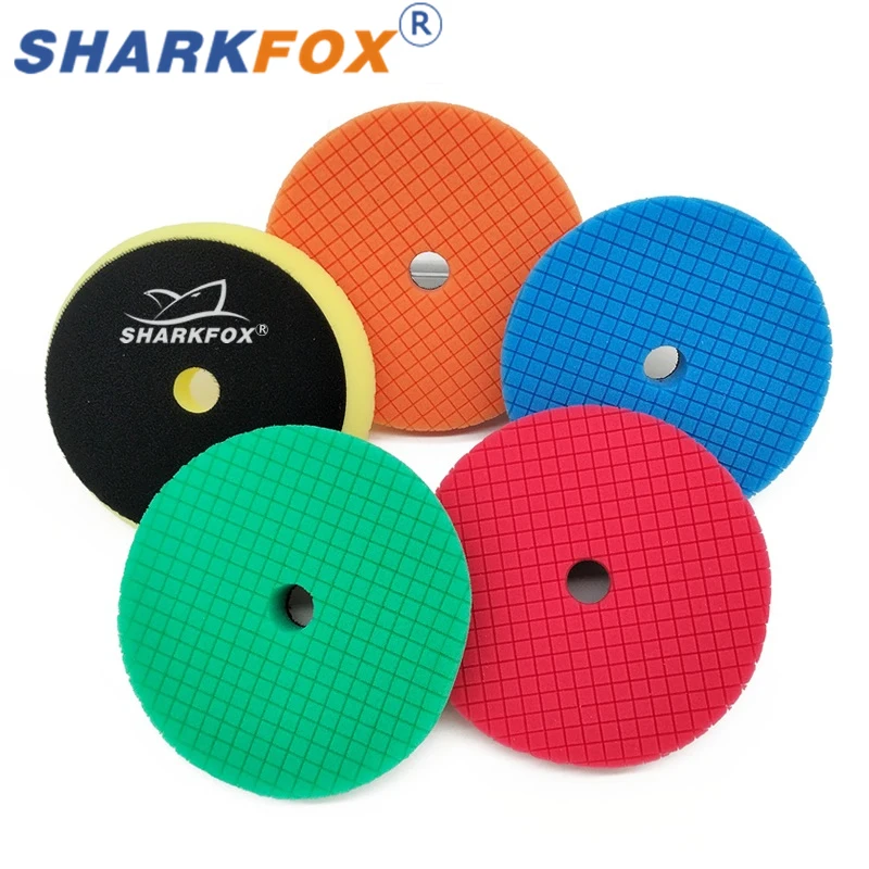 Sharkfox 5 (125mm)/6 Inches (150mm) Polishing Pad Detailing Buffing Polishing Wheel Polishing Glossy Pad Polisher Disc Gloss