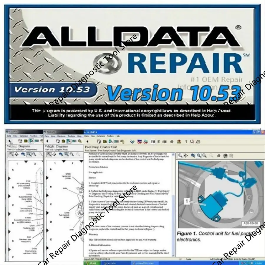 2024 year car repair software Alldata 2014 autodata 3.45 elsawin 6.0 etka 8.3 Stakis Technik  Vivid Workshop data 2018 ATSG 2017