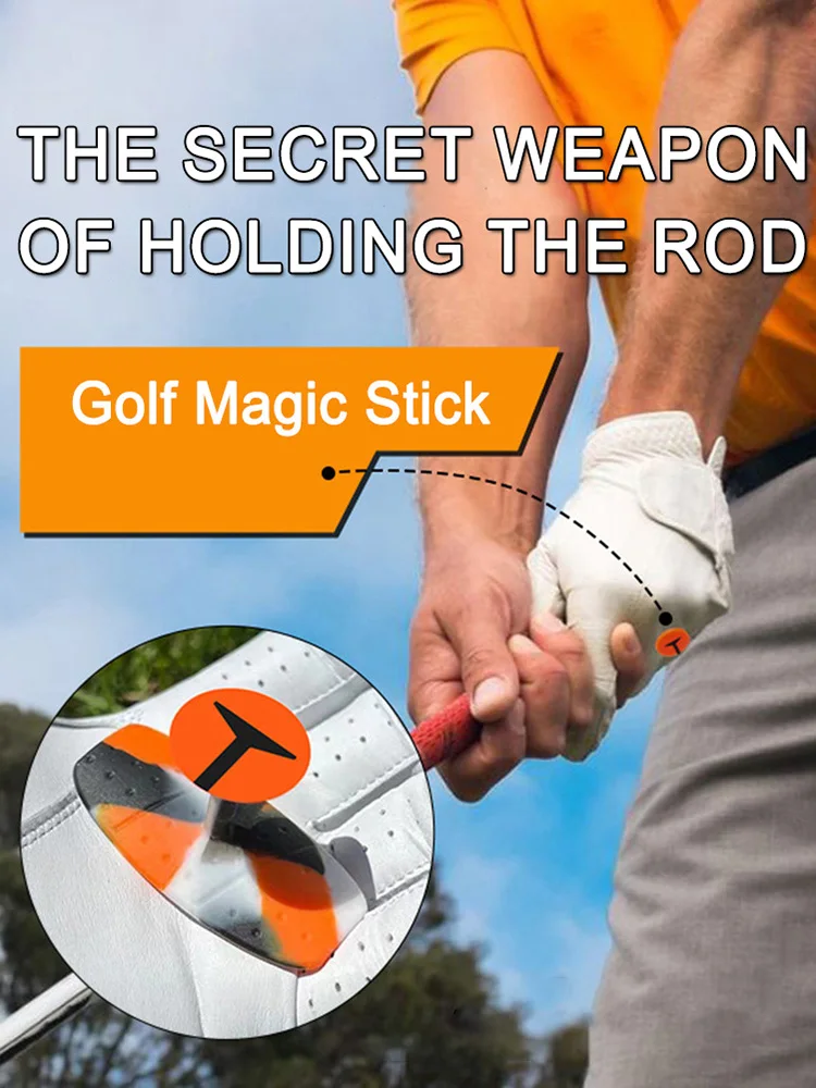 

Тренажер для гольфа: противоскользящая накладка для рукоятки клюшки, инструмент для выравнивания, снижение давления на рукоятку, волшебная наклейка для гольфа, тренажер для улучшения хвата.