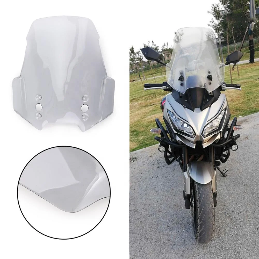 ABS Windshield Windscreen For Kawasaki 2015-18 Versys 650 1000 KLE650 KLZ1000