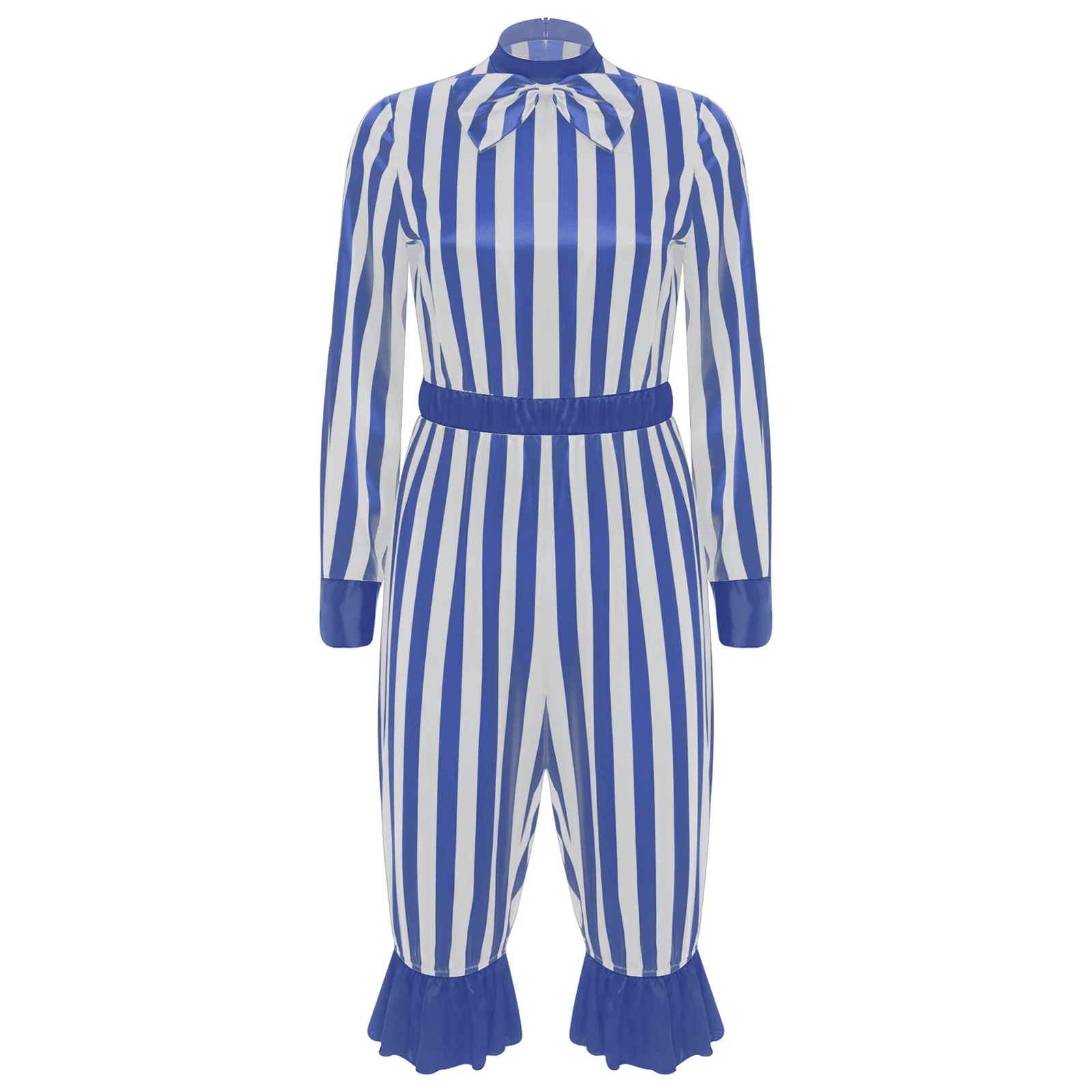 

Women Carnival Drum Trumpet Team Performance Costume Halloween Party Circus Ringmaster Clown Cosplay Role Play Dress-up